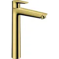 Produktbild: hansgrohe Talis E Einhebel-Waschtischmischer 240, Zugstangen-Ablaufgarnitur, Ausladung 183mm, 71716990, Farbe: Polished Gold Optic