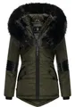 Produktbild: Navahoo Winterjacke Nirvana edle Steppjacke m. schwarzem Kunstpelzkragen