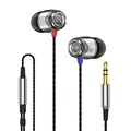 Produktbild: SoundMAGIC E10 Kabelgebundene Kopfhörer ohne Mikrofon, HiFi-Stereo-Ohrhörer, geräuschisolierende In-Ear-Kopfhörer, leistungsstarker Bass, ohne Kabelsalat, Rotguss