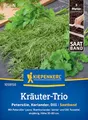 Produktbild: Kiepenkerl Kräuter-Triosamen Laura, Jantar, Annette 1059150 - Beliebte Würzkräuter für frische Zubereitungen - Kräutermischung, Kräutersamen, Gewürzmischung