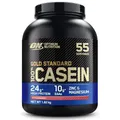 Produktbild: Optimum Nutrition Gold Standard 100% Casein Proteinpulver, Geschmack Erdbeere, 1.82 kg, 55 Portionen