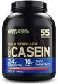 Produktbild: Optimum Nutrition 100 % Gold Standard Casein, 1820 g (4 lb) Dose, Strawberry Del