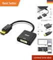 Produktbild: DisplayPort zu DVI-D Kabel - Sichere Verbindung mit 18 Monaten  schwarz