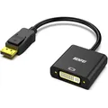 Produktbild: DisplayPort auf DVI Kabel, Adapter, vergoldet, HDTV, Monitor, PC, Projektor