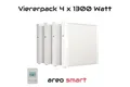 Produktbild: Elektroheizung 4x1300W Heizung Flächenspeicherheizung smart Schamotte 12% Rabatt