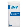 Produktbild: KNAUF UNIFLOTT Gips-Spachtelmasse Fugenfüller Fugenspachtel Spachtel Fugen 5 kg