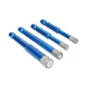Produktbild: Fliesenbohrer Set Vakuum Bit Aufnahme Fliesenleger Feinsteinzeug Bodenfliesen Bohrer Ziegel Spezial Kühlkern Fliesenbohrkrone 6, 8 und 10mm passend für Bohrmaschine und Akkuschrauber