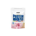 Produktbild: Weider - Protein 80 Plus - 4-Komponenten Protein Pulver - Hoher Proteingehalt mit 80% Eiweiß - Cremige Shakes mit Calcium & Vitamin B6 - 500g - Himbeer-Sahne