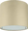 Produktbild: Wogati® Premium Lampenschirm E14/E27 Baumwolle|Farbe: Beige/Größe: Ø14cm Höhe 12,3cm