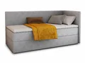 Produktbild: Sofnet Boxspringbett Flame mit Bettkasten - Einzelbett mit Bonell-Matratze und Topper, Polsterbett, Universelle Bettseite, Bett, Schlafzimmer, Kinderzimmer (Grau (Paros 05), 100 x 200 cm)
