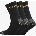 Produktbild: CAT CREW 3ER-PACK Herren Stiefelsocken Schwarz