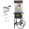 Produktbild: VEVOR Popcornmaschine Popcornautomat mit Wagen Popcornmaker 850W 8oz 48 Tassen