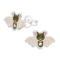 Produktbild: Fledermaus Kinder Ohrringe aus 925 Silber für Mädchen Damen