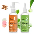 Produktbild: Nach Waxing Hautpflege-Kit Mandelöl für Wachsreste zu entfernen Post Waxing K...