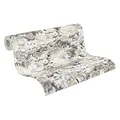 Produktbild: A.S. Création Rosentapete Trendwall 2 Tapete floral Vliestapete grau beige gelb glänzend glatt 380083 38008-3
