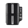 Produktbild: Ninja Double Stack Heißluftfritteuse, 7,6L Digitale Air fryer Doppelkorb mit 4 Kochstufen, 2 Schubladen, 2 Gestelle, platzsparendes Design, 6 Kochfunktionen, 6 Portionen, Schwarz SL300EU