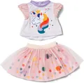 Produktbild: Zapf 871720 BABY born Tutu Kleid mit Einhorn Print NEUHEIT 2025 OVP+