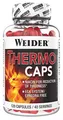 Produktbild: WEIDER Thermo Caps Energy Kapseln mit Carnitin, Grüntee, Guarana & Cayenne Pfeffer, 120 Kapseln