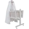 Produktbild: Babybett , Beige, 100 X 77 Cm Mit Rollen, Vitalispa