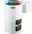 Produktbild: Unold 87210 Alpha Luftreiniger & 3-fach Luftfilter (Hepa 13 + Aktivkohlenfilter + Vorfilter) Weiß, entfernt Pollen, Staub und Viren