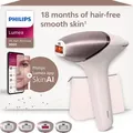 Produktbild: Philips Lumea IPL 9900 Series BRI951/00 IPL Haarentfernungsgerät mit SenseIQ, Lichtimpulstechnologie (IPL), Pink, Roségold, 2,5 min, 2 min, 1,5 m... - Rosa