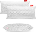 Produktbild: Kopfkissen Kissen Gestepptes 2er Set 50x90 cm Antiallergisch Anti-Milbe Softimi