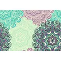 Produktbild: CoverYourDesk Schreibtischunterlage Mandala grün-türkis (21557466)