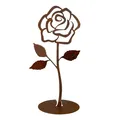 Produktbild: ® Rose aus Metall Gartendeko Wohnungsdeko Weihnachtsdeko Outdoor Metall Stahl...