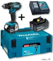 Produktbild: Makita Akku Bohrschrauber 2-Gang DDF482RFJ 18V + 2 Akkus + Ladegerät und Koffer
