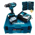 Produktbild: Makita Akku-Bohrschrauber DDF482RFJ Set 18V  inkl. Gratis Bit Set