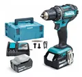 Produktbild: Makita Akku-Bohrschrauber 18V, DDF482RFJ, 62 Nm, 2 x 3 Ah Li-Ion in MAKPAC 2