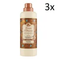 Produktbild: 3x Tesori d'oriente BYZANTIUM Schwarze Rose und Labdanum Weichspüler 750 ml