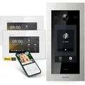 Produktbild: HD Video Türsprechanlage mit Touchscreen und RFID für 1 Familienhaus, 2x Monitore, Balter EVO HD Touch