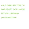 Produktbild: ASUS DUAL RTX 5060 OC 8GB GDDR7 3xDP 1xHDMI 90YV0N12-M0NA00 (4711636057899)