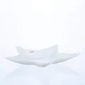 Produktbild: Sandra Rich, Glas- Schale Alabaster Star Plate – White 32cm Glasschale in Sternform. 1 Stück in Weiss. 2230-32-40