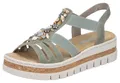 Produktbild: Rieker Keilsandalette Keilsandalette, Plateausandale, Sommerschuh mit Verzierung