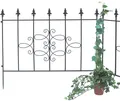 Produktbild: Steckzaun Perugia 20689 Rankhilfe Gitter aus Metall B-75 cm Kletterhilfe Zaun