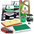 Produktbild: CASTROL FILTERS INSPEKTIONSPAKET FÜR AUDI A3 SEAT SKODA VW GOLF 7 1.2 1.4 TSI