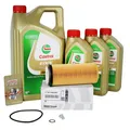 Produktbild: BMW Ölfilter + 8L Castrol 5W30 LL für BMW 3er 325/330d 5er 525/535d 7er 730/740