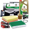Produktbild: CASTROL FILTERS INSPEKTIONSPAKET FÜR SEAT IBIZA SKODA FABIA ROOMSTER VW POLO 1.2