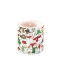 Produktbild: Ambiente® Papierserviette Weihnachten – Kerze klein – Candle small – Format: Ø 7,5 cm x 9 cm –