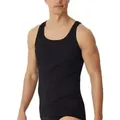 Produktbild: Schiesser 2P Original Classics Fine Rib Undershirts Schwarz Baumwolle Medium Herren