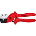 Produktbild: KNIPEX 90 10 185 Rohrschneider Stahl Kunststoff Rot 4 mm ~D~
