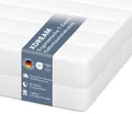 Produktbild: XDREAM Pure 7-Zonen Matratze 90x190 cm | H3 (Härtegrad 3) weich | Ergonomische Kaltschaummatratze | Hypoallergen & Antibakteriell | Bezug abnehmbar & waschbar | Öko-TEX® | (11cm, 90 x 190 cm)