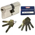 Produktbild: ABUS Profilzylinder ABUS EC660 Doppelzylinder versch. Längen, 3- 10 Schlüssel, Verschiedenschließend mit N+G 40/40 mm