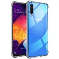 Produktbild: CoolGadget Rugged Handyhülle für Samsung Galaxy A50 / A30s Rugged Case, stoßdämpfende TPU Hülle Transparent Klar, kompatibel mit Samsung Galaxy A50 / A30s (6,4 Zoll)