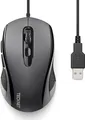 Produktbild: Maus kabelgebunden ergonomisch 2400 DPI 6 Tasten USB für Büro Home
