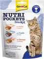 Produktbild: GimCat Nutri Pockets Sea Mix Katzensnack knusprig cremige Füllung 150g