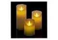 Produktbild: relaxdays LED-Kerze 3er Set