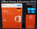 Produktbild: Microsoft Office Home & Business 2016 P2 Vollversion Box 1 PC 32/64-Bit OVP NEU